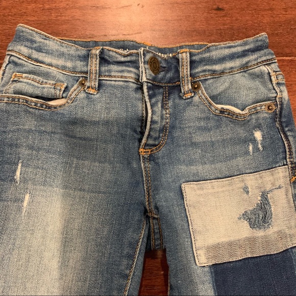 Gap kids patchwork skinny jeans - Picture 2 of 8